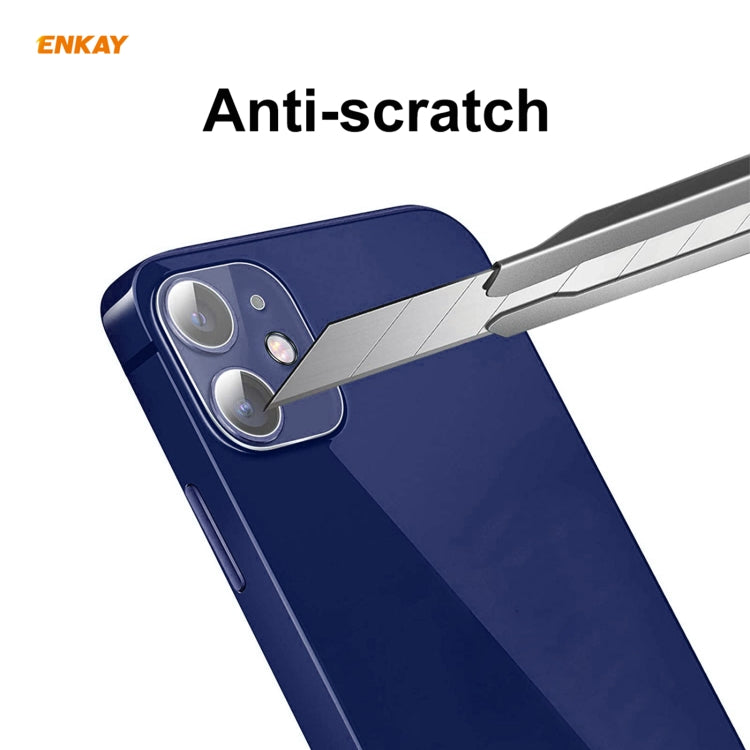 ENKAY Hat-Prince 9H Rear Camera Lens Tempered Glass Film Full Coverage Protector, For iPhone 12 mini, For iPhone 12, For iPhone 12 Pro, For iPhone 12 Pro Max