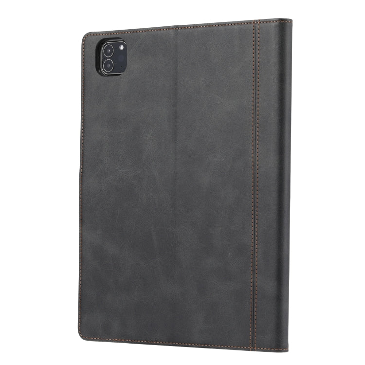 Calf Texture Double Fold Clasp Leather Tablet Case, For iPad Air 11 2024 / Air 2022/2020 10.9