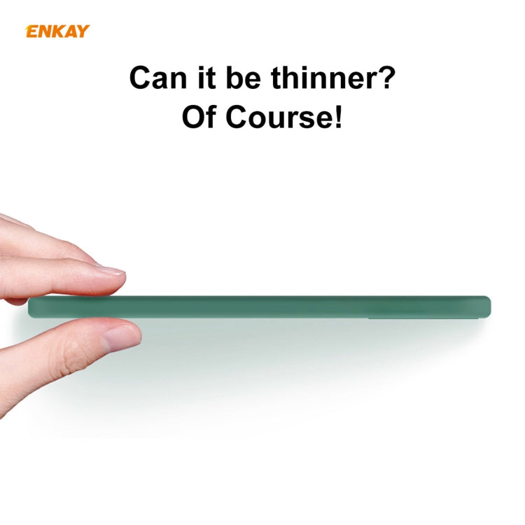 Hat-Prince ENKAY ENK-PC0712 Liquid Silicone Straight Edge Shockproof Protective Case + 0.26mm 9H 2.5D Full Glue Full Screen Tempered Glass Film For iPhone XS / X, For iPhone XS