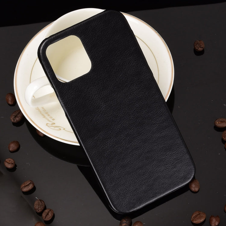 For iPhone 12 / 12 Pro Shockproof Litchi Texture PC + PU Case, For iPhone 12