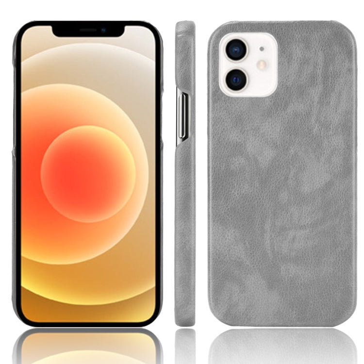For iPhone 12 mini Shockproof Litchi Texture PC + PU Case, For iPhone 12 mini