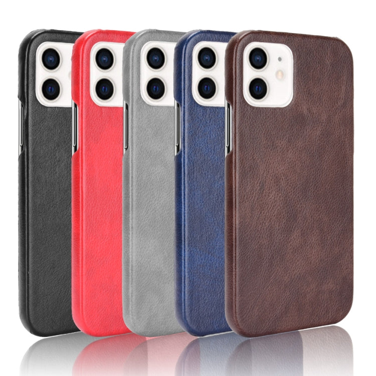 For iPhone 12 mini Shockproof Litchi Texture PC + PU Case, For iPhone 12 mini