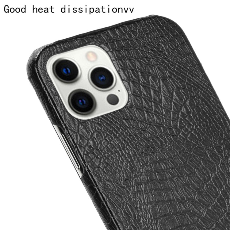 For iPhone 12 Pro Max Shockproof Crocodile Texture PC + PU Case, For iPhone 12 Pro Max