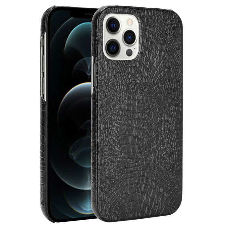 For iPhone 12 Pro Max Shockproof Crocodile Texture PC + PU Case, For iPhone 12 Pro Max