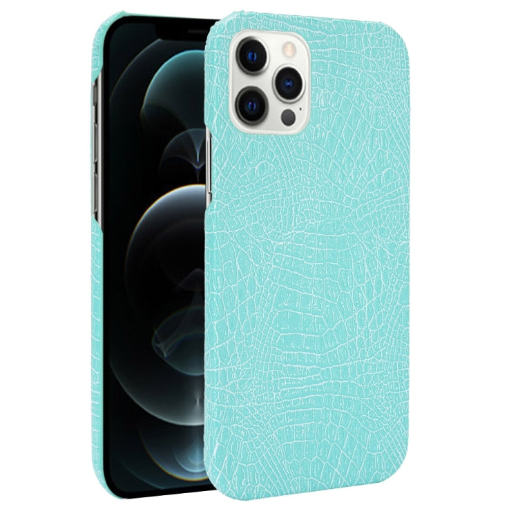 For iPhone 12 Pro Max Shockproof Crocodile Texture PC + PU Case, For iPhone 12 Pro Max