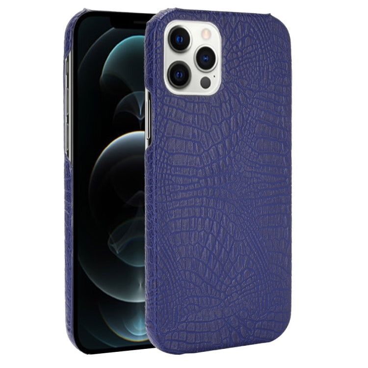For iPhone 12 Pro Max Shockproof Crocodile Texture PC + PU Case, For iPhone 12 Pro Max