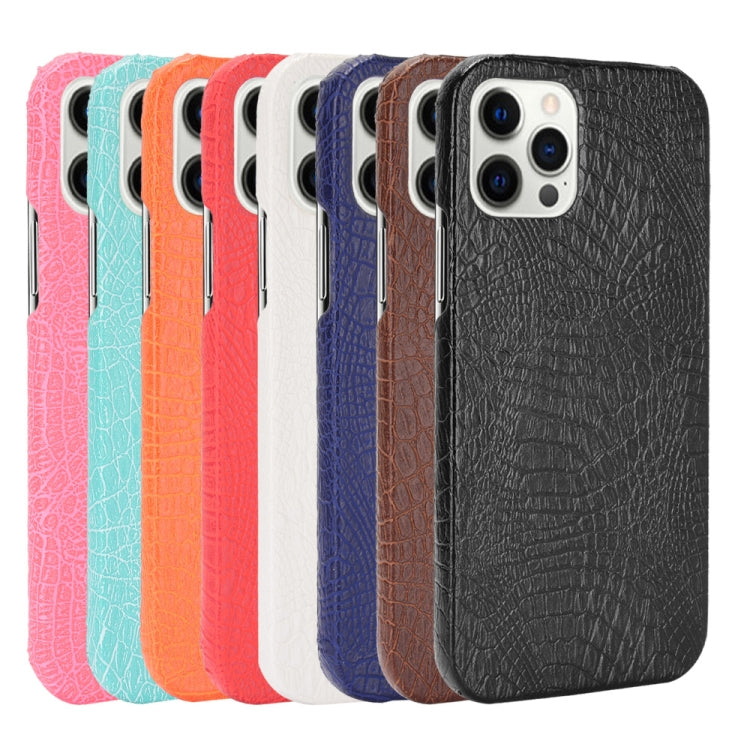 For iPhone 12 Pro Max Shockproof Crocodile Texture PC + PU Case, For iPhone 12 Pro Max