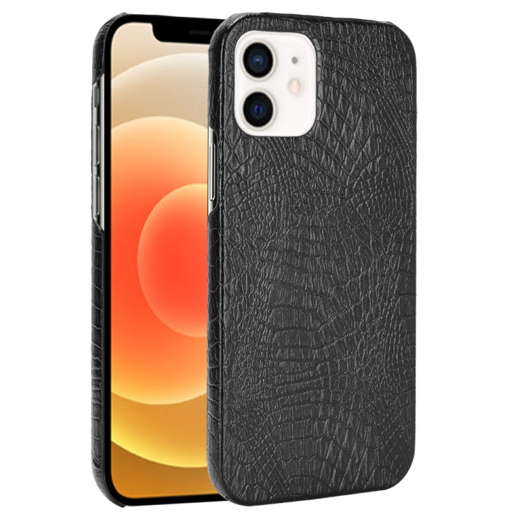 For iPhone 12 mini Shockproof Crocodile Texture PC + PU Case, For iPhone 12 mini