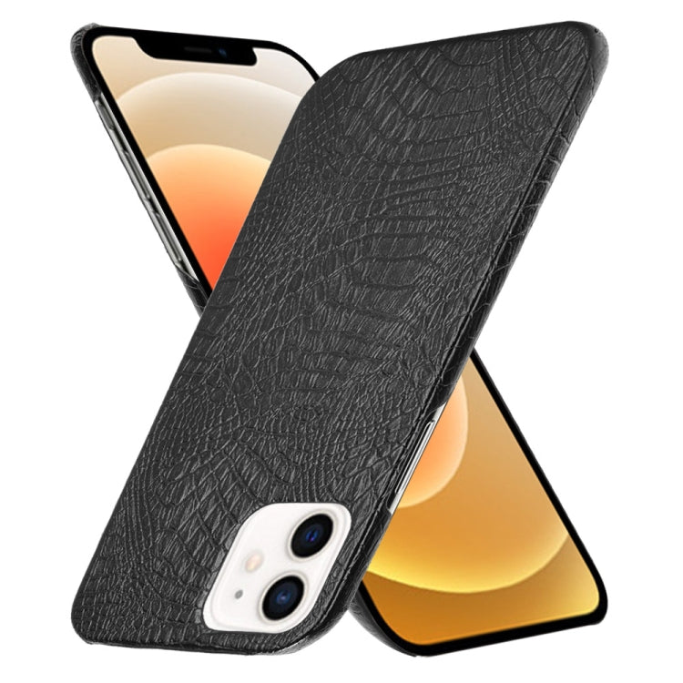 For iPhone 12 mini Shockproof Crocodile Texture PC + PU Case, For iPhone 12 mini