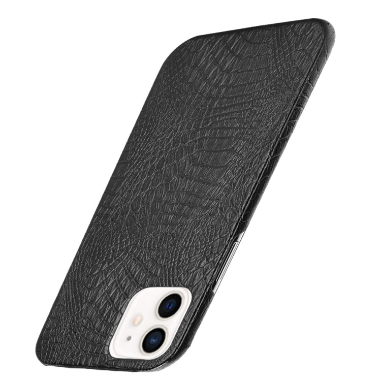 For iPhone 12 mini Shockproof Crocodile Texture PC + PU Case, For iPhone 12 mini