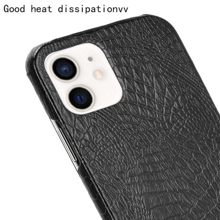 For iPhone 12 mini Shockproof Crocodile Texture PC + PU Case, For iPhone 12 mini