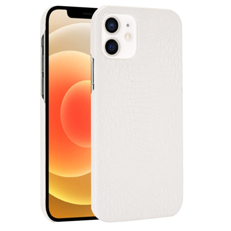 For iPhone 12 mini Shockproof Crocodile Texture PC + PU Case, For iPhone 12 mini