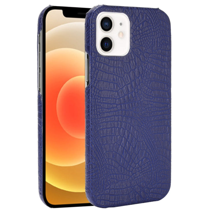 For iPhone 12 mini Shockproof Crocodile Texture PC + PU Case, For iPhone 12 mini