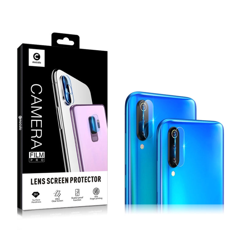 mocolo 0.15mm 9H 2.5D Round Edge Rear Camera Lens Tempered Glass Film for Xiaomi Mi 9 (Transparent)