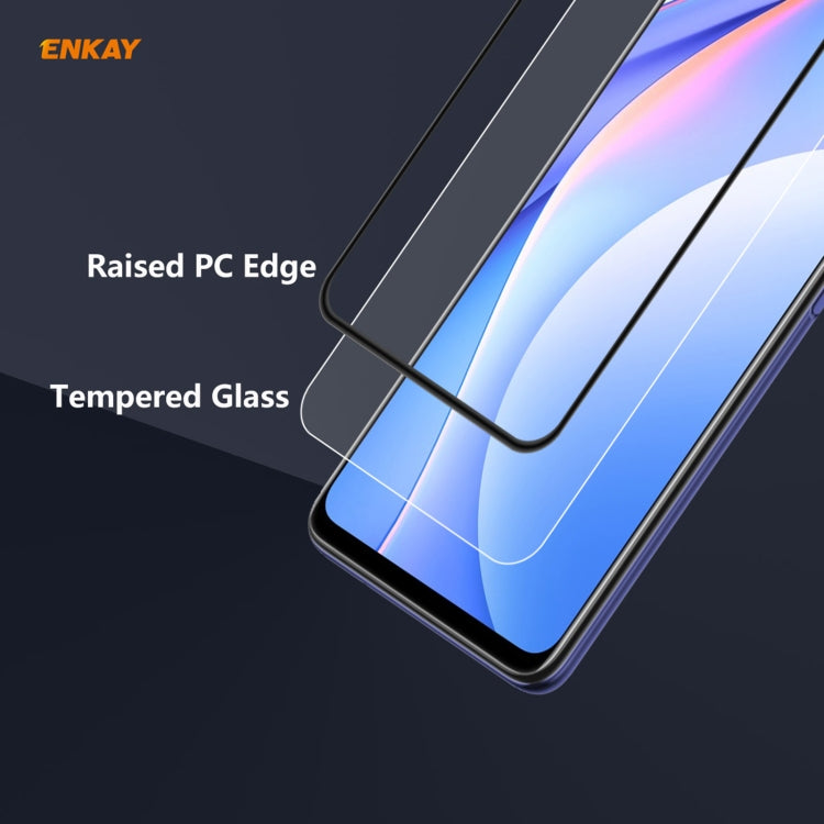5 PCS ENKAY Hat-Prince Anti-drop Full Glue Tempered Glass Full Screen Film Anti-fall Protector
