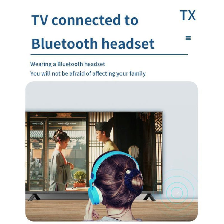 T2 2 en 1 Écran couleur OLED Bluetooth 5.0 Récepteur Émetteur sans fil