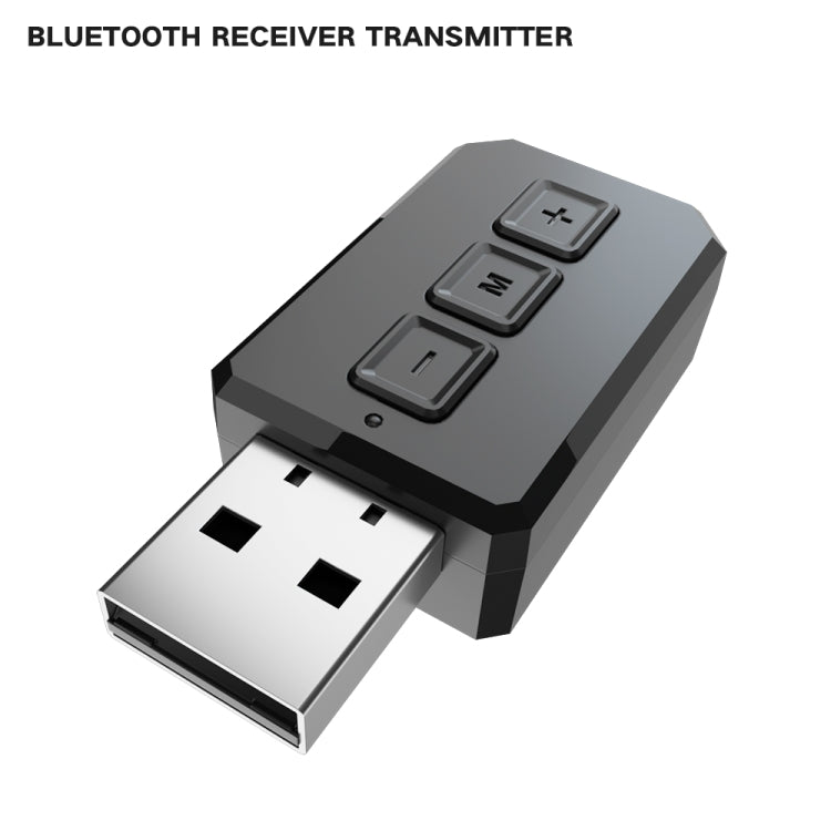 Adaptateur audio Bluetooth USB RT02, récepteur Bluetooth 5.0 mains libres 2 en 1 pour voiture