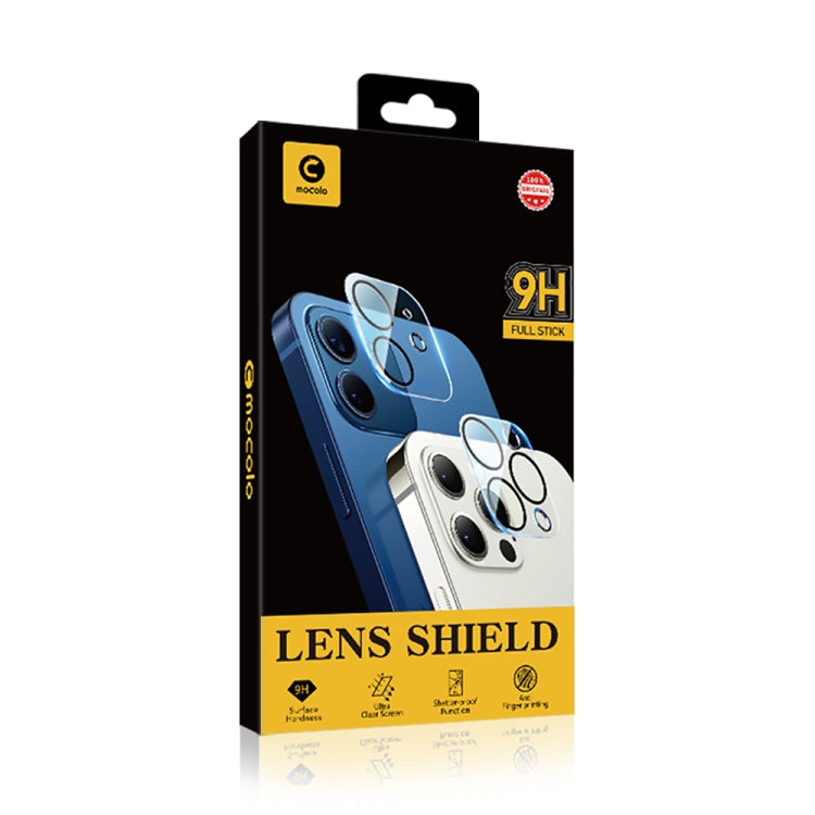 2PCS mocolo 0.15mm 9H 2.5D Round Edge Rear Camera Lens Tempered Glass Film, For iPhone 12 mini, For iPhone 12, For iPhone 12 Pro, For iPhone 12 Pro Max