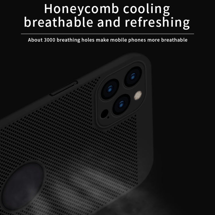 MOFi Honeycomb Texture Breathable PC Shockproof Protective Back Cover Case, For iPhone 12 Pro Max, For iPhone 12 mini, For iPhone 12, For iPhone 12 Pro