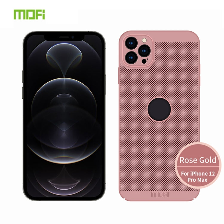 MOFi Honeycomb Texture Breathable PC Shockproof Protective Back Cover Case, For iPhone 12 Pro Max, For iPhone 12 mini, For iPhone 12, For iPhone 12 Pro