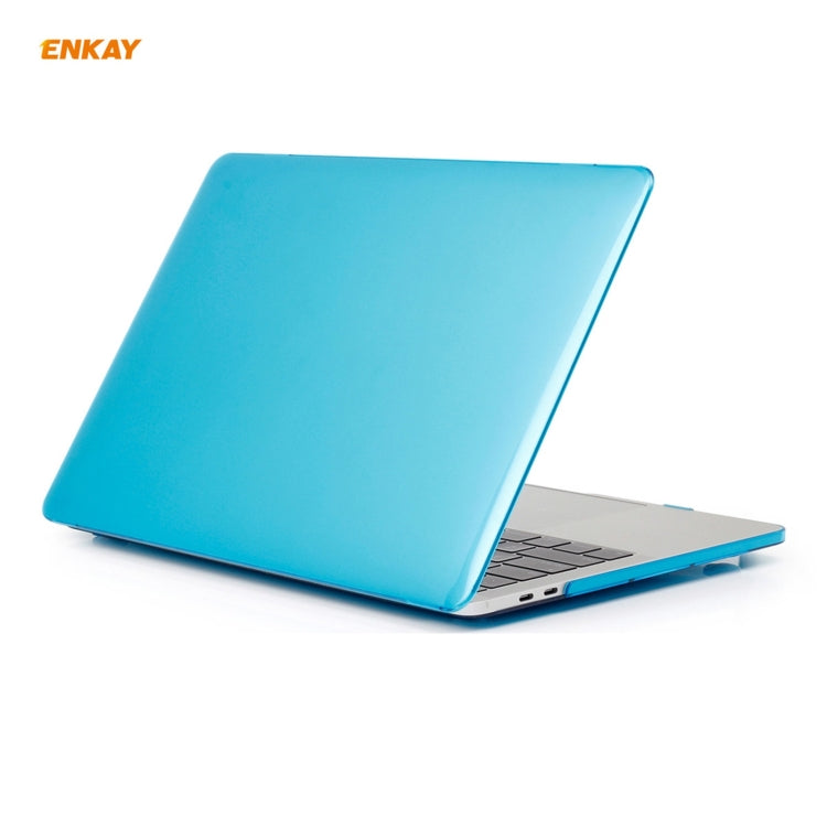 ENKAY 3 in 1 Crystal Laptop Protective Case + US Version TPU Keyboard Film + Anti-dust Plugs Set for MacBook Pro 13.3 inch A1706 / A1989 / A2159 (with Touch Bar), For MacBook Pro 13.3 inch A1706  (with Touch Bar)