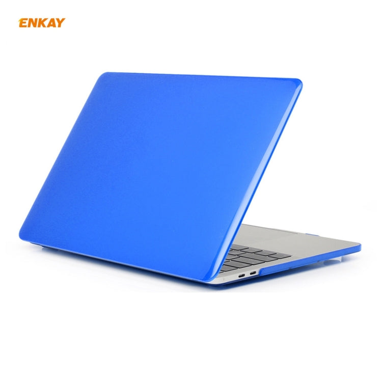 ENKAY 3 in 1 Crystal Laptop Protective Case + US Version TPU Keyboard Film + Anti-dust Plugs Set for MacBook Pro 15.4 inch A1707 & A1990 (with Touch Bar), For MacBook Pro 15.4 inch A1707 (with Touch Bar)