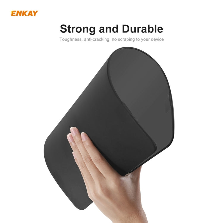 Housse de protection mate 3 en 1 ENKAY pour ordinateur portable, film de clavier en TPU version européenne et bouchons anti-poussière pour MacBook Air 13,3 pouces A1932 (2018), pour MacBook Air 13,3 pouces A1932 (2018)