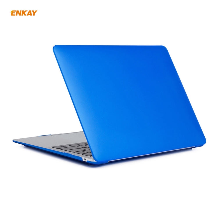 ENKAY 3 in 1 Matte Laptop Protective Case + EU Version TPU Keyboard Film + Anti-dust Plugs Set for MacBook Air 13.3 inch A2179 & A2337 (2020), For MacBook Air 13.3 inch A2179 (2020)