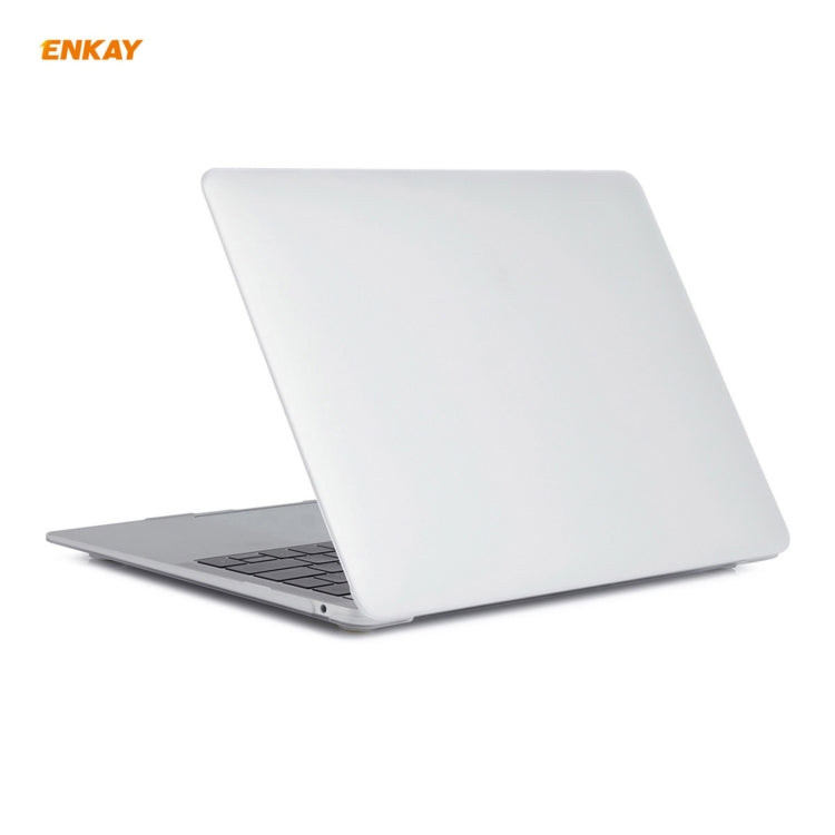 Housse de protection mate 3 en 1 ENKAY pour ordinateur portable, film de clavier en TPU version UE et bouchons anti-poussière pour MacBook Air 13,3 pouces A2179 et A2337 (2020), pour MacBook Air 13,3 pouces A2179 (2020)