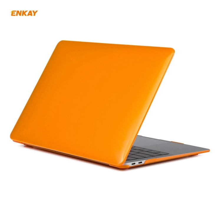 ENKAY 3 in 1 Crystal Laptop Protective Case + EU Version TPU Keyboard Film + Anti-dust Plugs Set for MacBook Air 13.3 inch A2179 & A2337 (2020), For MacBook Air 13.3 inch A2179 (2020)