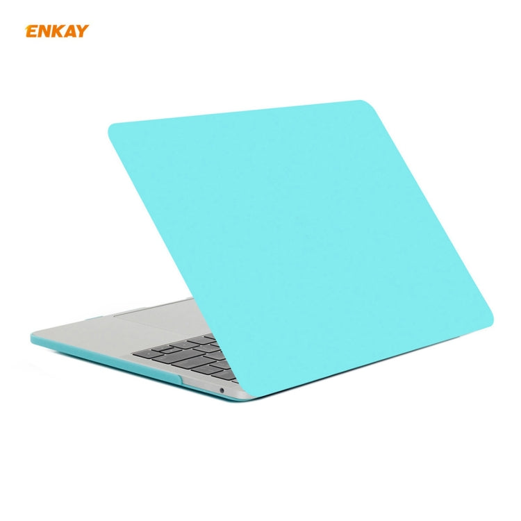 Housse de protection mate 3 en 1 ENKAY pour ordinateur portable, film de clavier en TPU version US et bouchons anti-poussière pour MacBook Pro 13,3 pouces A2251, A2289 et A2338 (avec Touch Bar), pour MacBook Pro 13,3 pouces A2251 (avec Touch Bar)