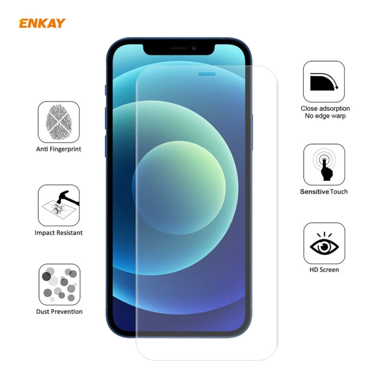 10 PCS ENKAY Hat-Prince 0.1mm 3D Full Screen Protector Explosion-proof Hydrogel Film, For iPhone 12 mini, For iPhone 12 / 12 Pro, For iPhone 12 Pro Max