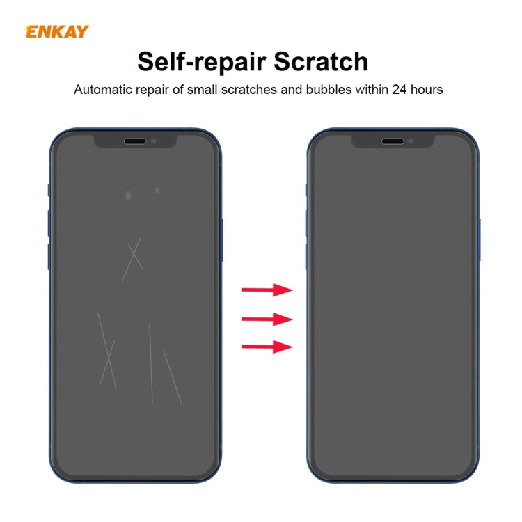 10 PCS ENKAY Hat-Prince 0.1mm 3D Full Screen Protector Explosion-proof Hydrogel Film, For iPhone 12 mini, For iPhone 12 / 12 Pro, For iPhone 12 Pro Max