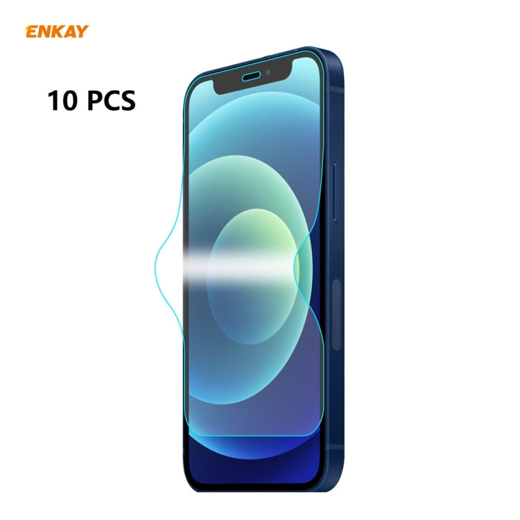 10 PCS ENKAY Hat-Prince 0.1mm 3D Full Screen Protector Explosion-proof Hydrogel Film, For iPhone 12 mini, For iPhone 12 / 12 Pro, For iPhone 12 Pro Max