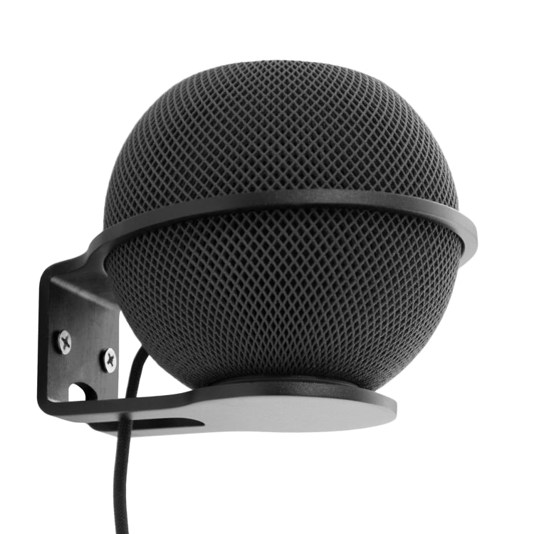 Universal Speaker Holder Wall Mount Aluminum Alloy Hanger Bracket For Apple Home Pod Mini, Silver, Black