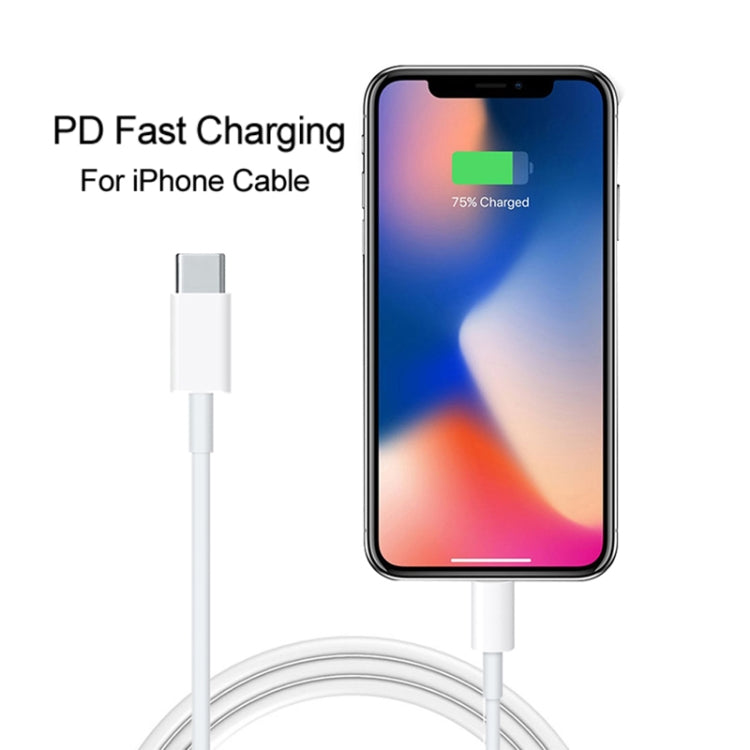 A2344 20W PD 3.0 Type-C / USB-C Folding Travel Charger + USB-C / Type-C to 8 Pin Fast Charging Data Cable Set, UK Plug, Length: 1m, 20W 8 Pin Length: 1m