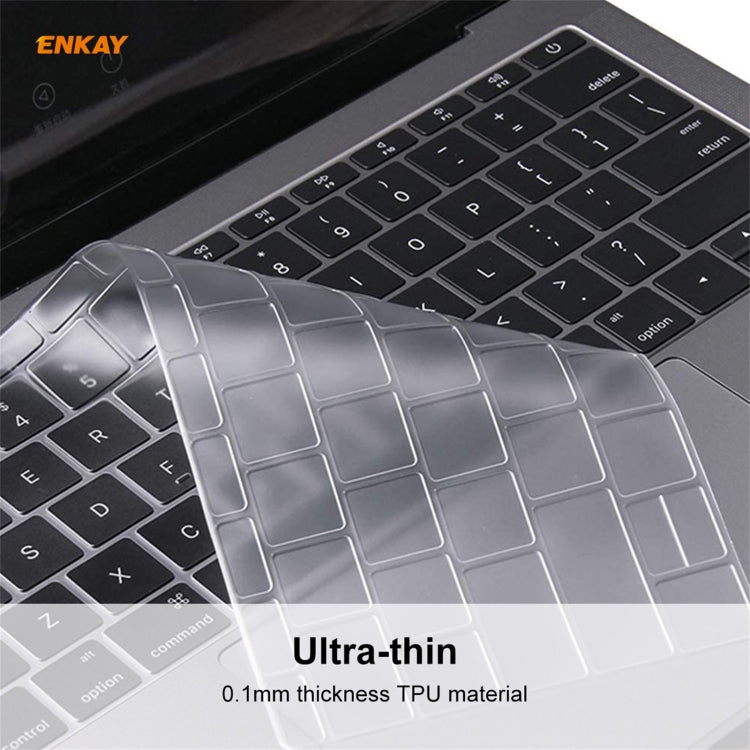 ENKAY US Version Soft TPU Keyboard Protector Film for MacBook 12 inch A1534 (2015) / Pro 13.3 inch A1708 (without Touch Bar), US Version