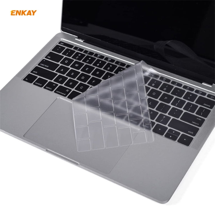 ENKAY US Version Soft TPU Keyboard Protector Film for MacBook 12 inch A1534 (2015) / Pro 13.3 inch A1708 (without Touch Bar), US Version