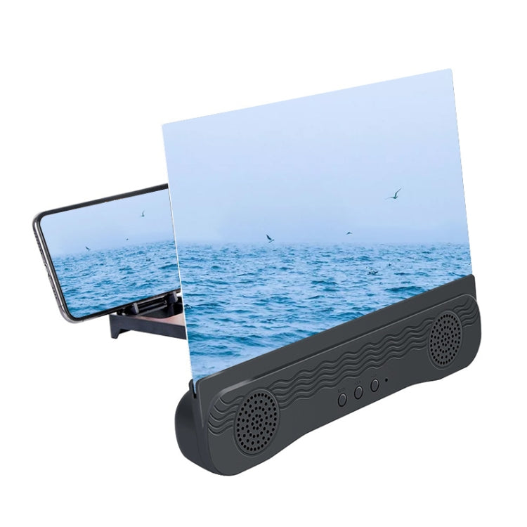 K9 Anti-Ultraviolet Bluetooth Speaker 14 Inch HD Mobile Phone Screen Amplifier Holder Emergency Power Supply
