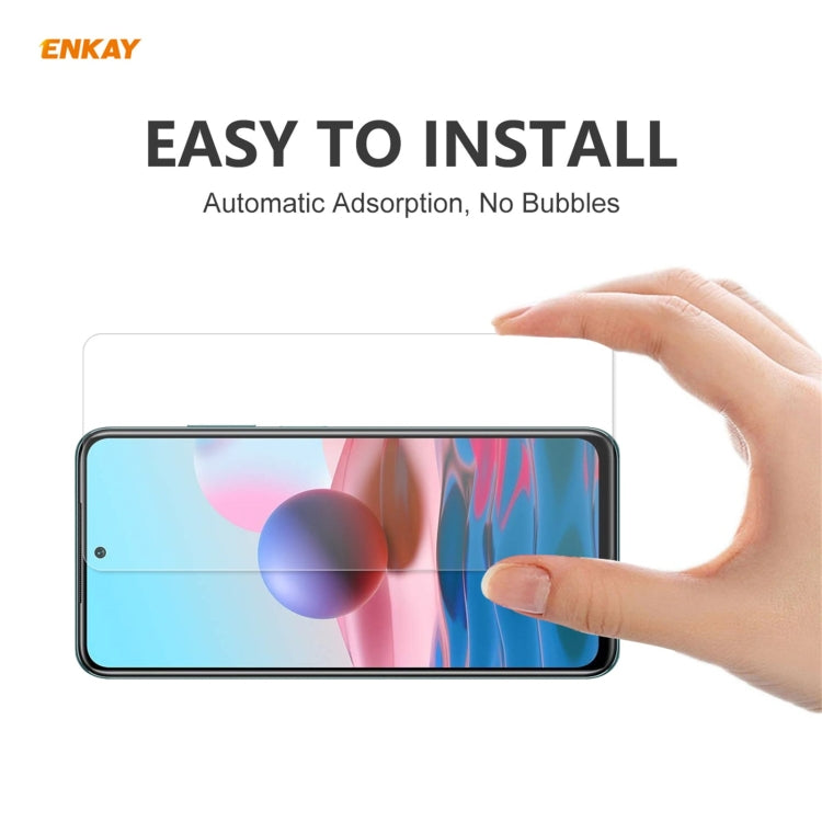 5 PCS ENKAY Hat-Prince 0.26mm 9H 2.5D Curved Edge Tempered Glass Film