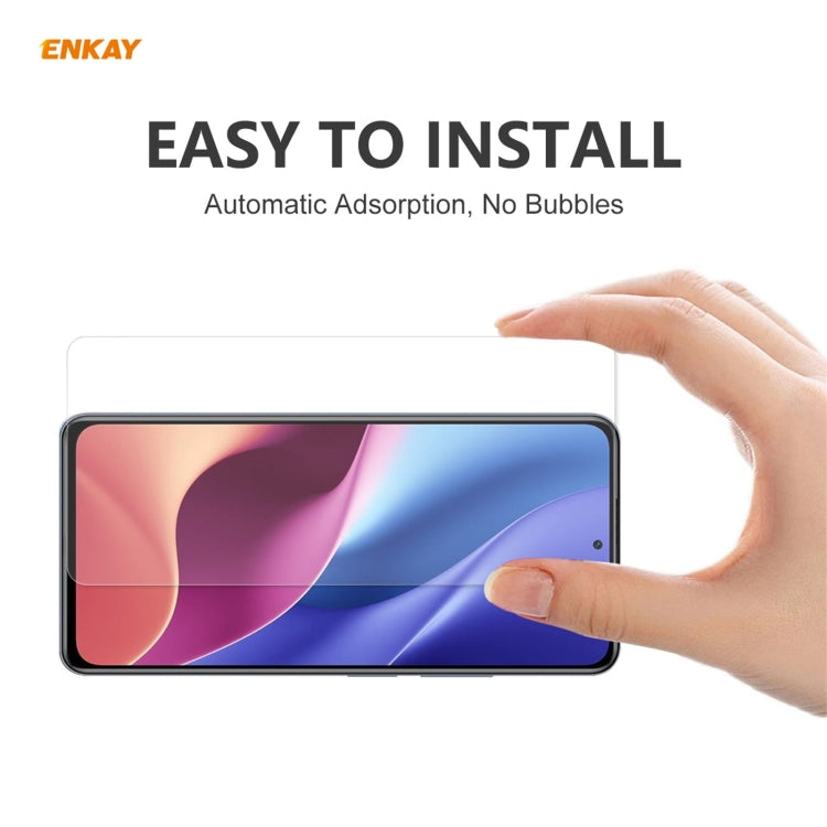 10 PCS ENKAY Hat-Prince 0.26mm 9H 2.5D Curved Edge Tempered Glass Film
