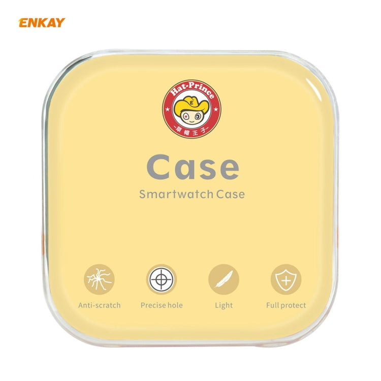 ENKAY Hat-prince Full Coverage TPU Case + Tempered Glass Protector for Apple Watch Series 6 / 5 / 4 / SE 40mm, For Apple Watch Series 6 / 5 / 4 / SE 40mm