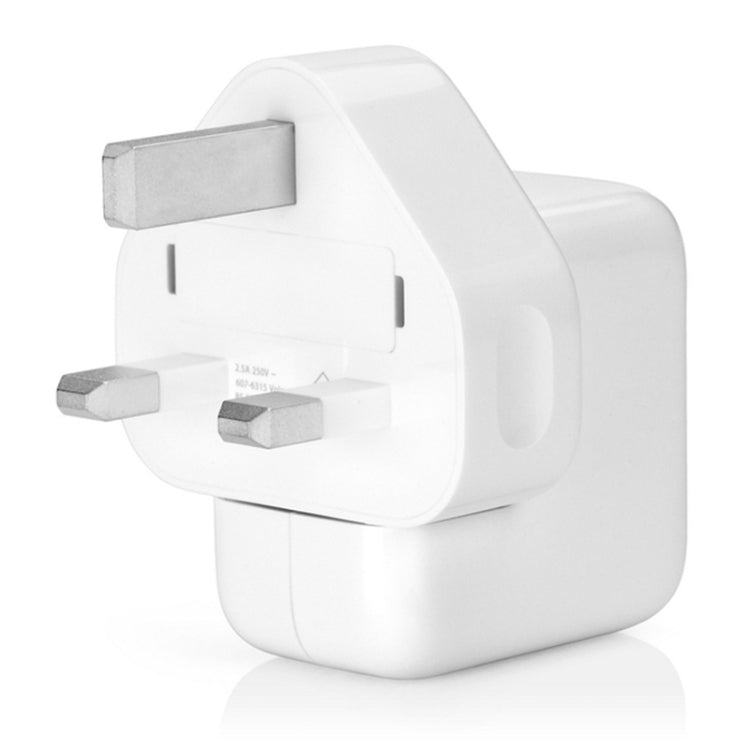 Chargeur de voyage USB 12 W pour iPad, iPod et iPhone, prise britannique