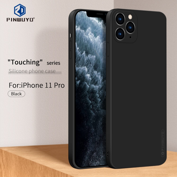 PINWUYO Sense Series Liquid Silicone TPU Mobile Phone Case, For iPhone 11 Pro, For iPhone 11 Pro Max, For iPhone 11