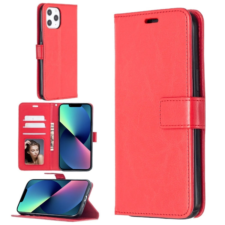 Crazy Horse Texture Horizontal Flip Leather Case with Holder & Card Slots & Wallet & Photo Frame For iPhone 13 mini, For iPhone 13 mini