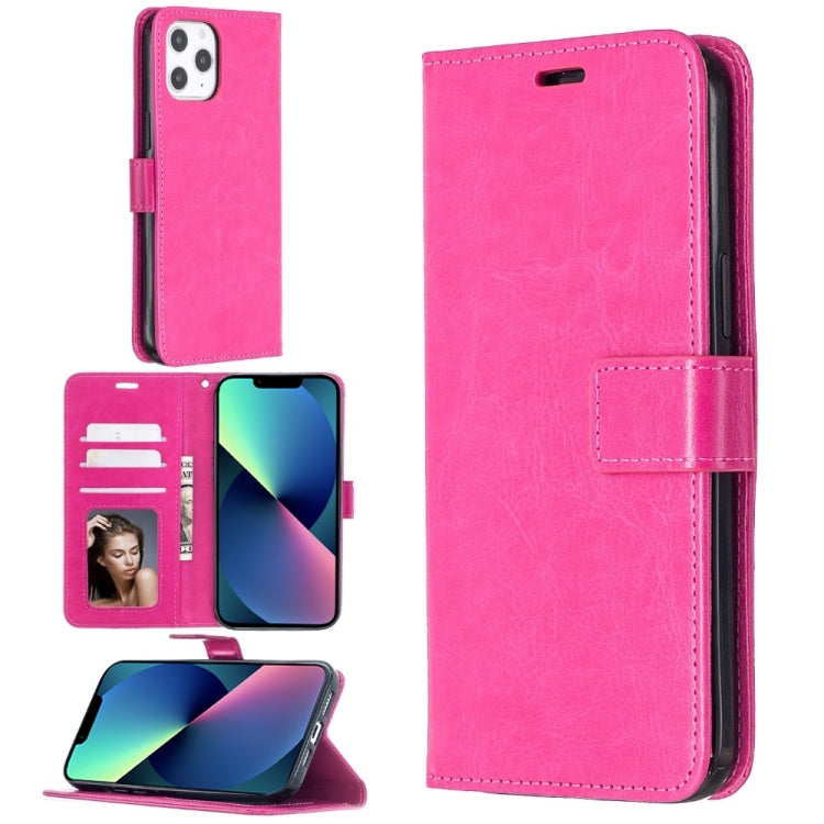 Crazy Horse Texture Horizontal Flip Leather Case with Holder & Card Slots & Wallet & Photo Frame For iPhone 13 mini, For iPhone 13 mini