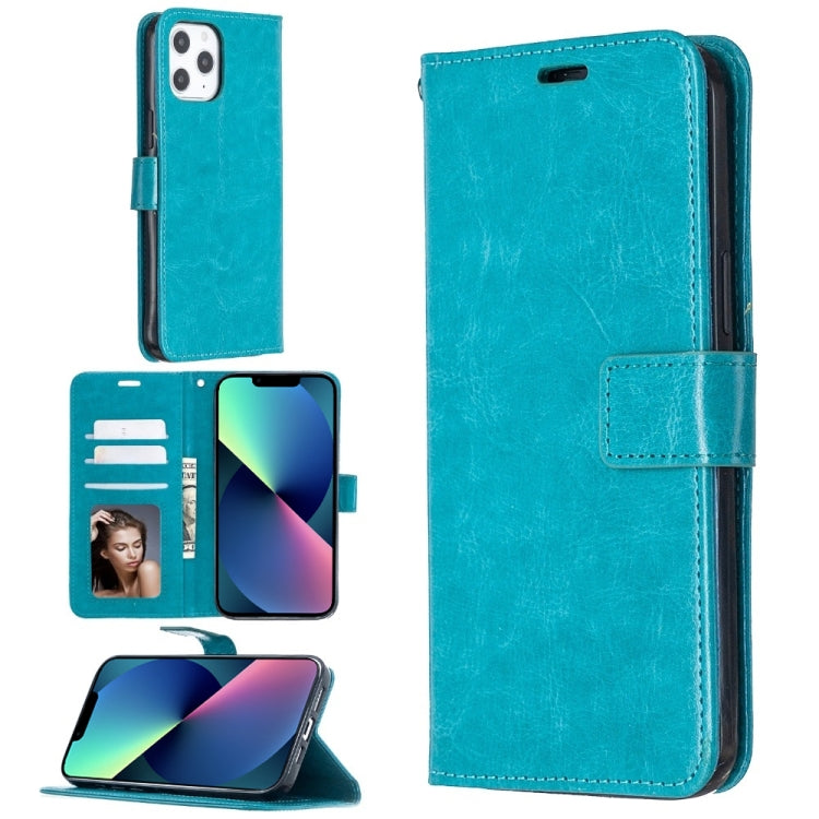 Crazy Horse Texture Horizontal Flip Leather Case with Holder & Card Slots & Wallet & Photo Frame For iPhone 13 mini, For iPhone 13 mini