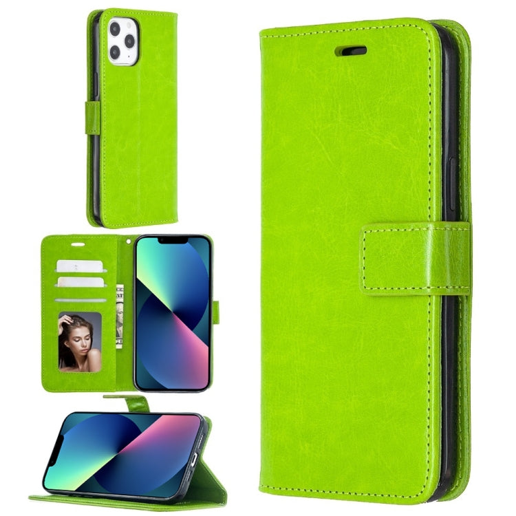 Crazy Horse Texture Horizontal Flip Leather Case with Holder & Card Slots & Wallet & Photo Frame For iPhone 13 mini, For iPhone 13 mini