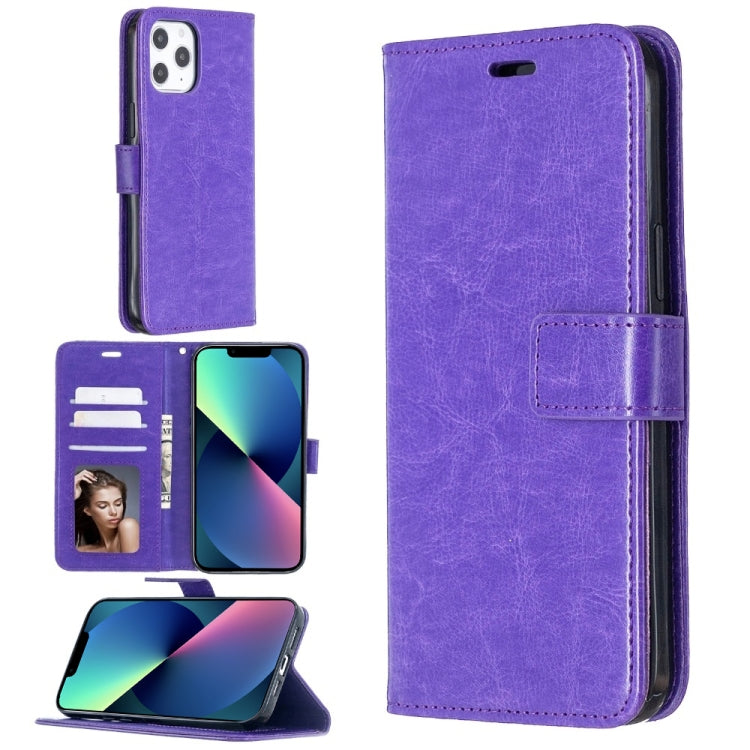 Crazy Horse Texture Horizontal Flip Leather Case with Holder & Card Slots & Wallet & Photo Frame For iPhone 13 mini, For iPhone 13 mini
