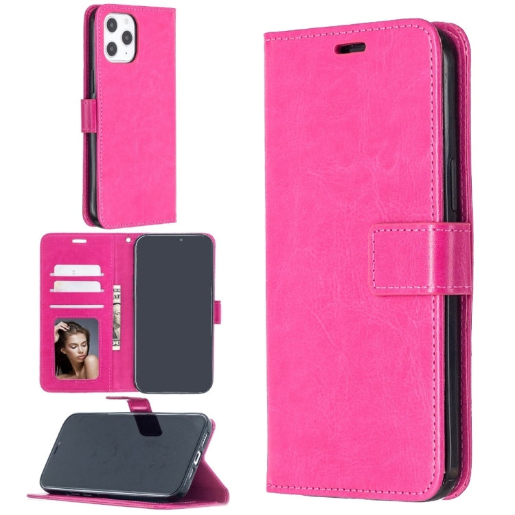 Crazy Horse Texture Horizontal Flip Leather Case with Holder & Card Slots & Wallet & Photo Frame for iPhone 13 Pro, For iPhone 13 Pro